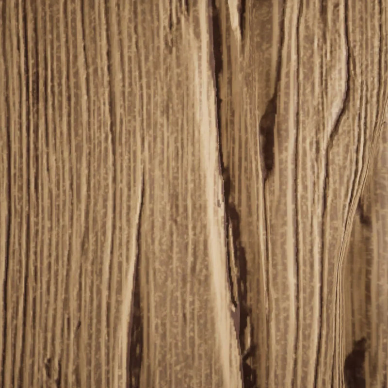 Planche en faux bois Riverwood Endurathane, H 12 po x l 96 po x P 1 po, Crème au beurre