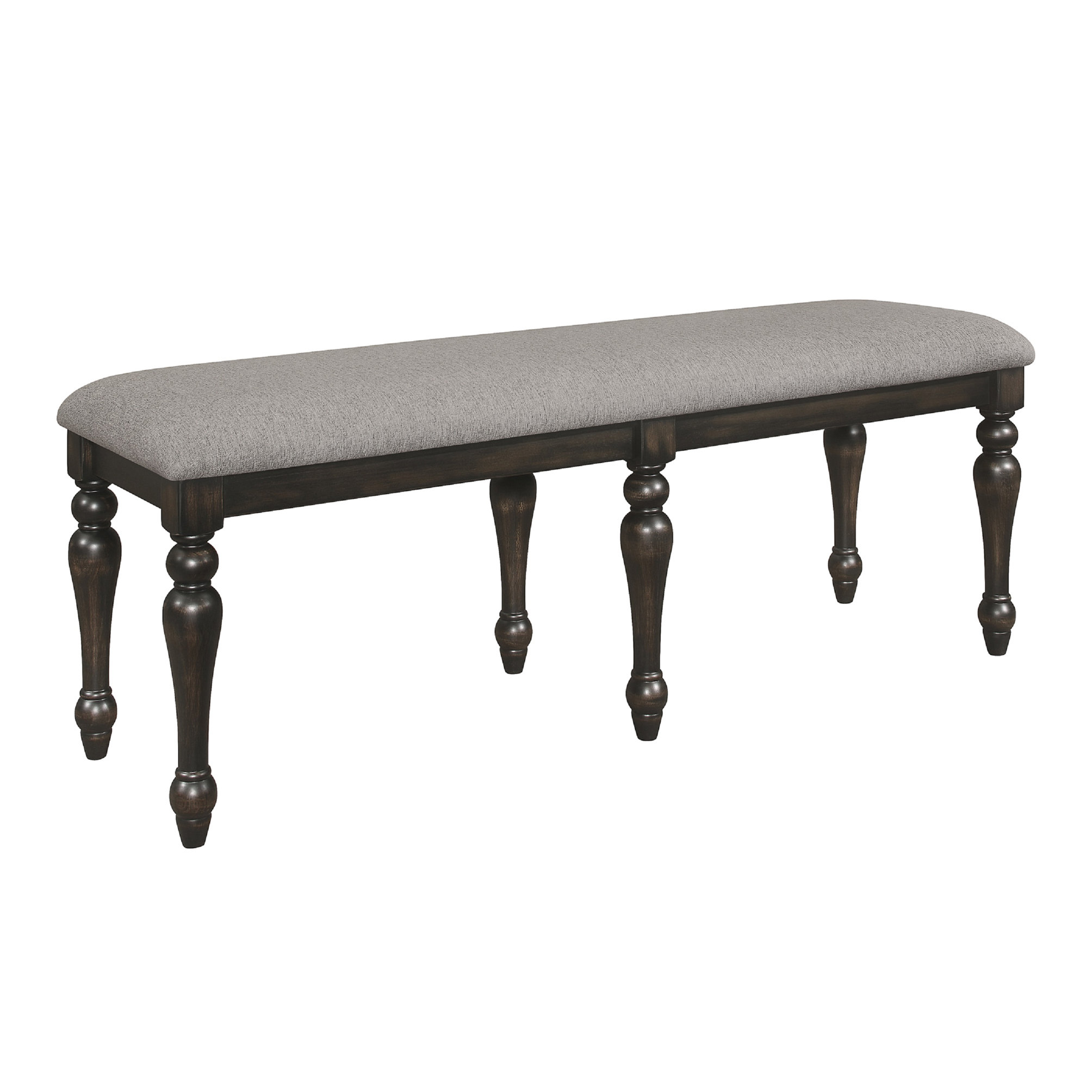 Canora Grey 1Pc Transitional Vintage Style Standard Height Dining Bench