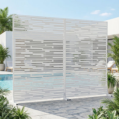 Metal Privacy Screen Panel Pattern