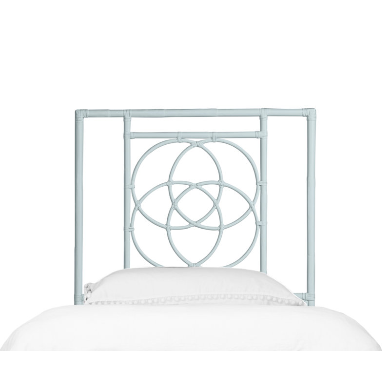 Emilia Open-Frame Headboard, Light Blue, Twin