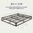 Mellow Ace of Base Metal Platform Low Profile Bed Frame, Hinged 12 Inch-114165571