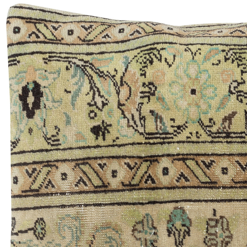 Housse de coussin en laine turque faite à la main 20 po x 20 po. Oreiller de tapis fait à la main. Coussin Rustic, Simple