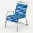 Courroie bleu royal / gris mat