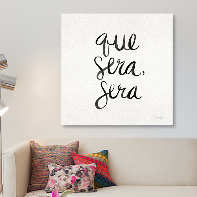 «Que Sera Sera II» par Cat Coquillette - Giclée sur toile tendue avec châssis, H 48 po x l 48 po x P 1,5 po