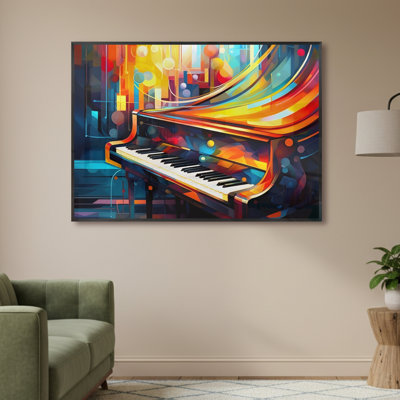Single Picture Frame LED Illuminated Wall Art Wall Art on Glass / Aluminium