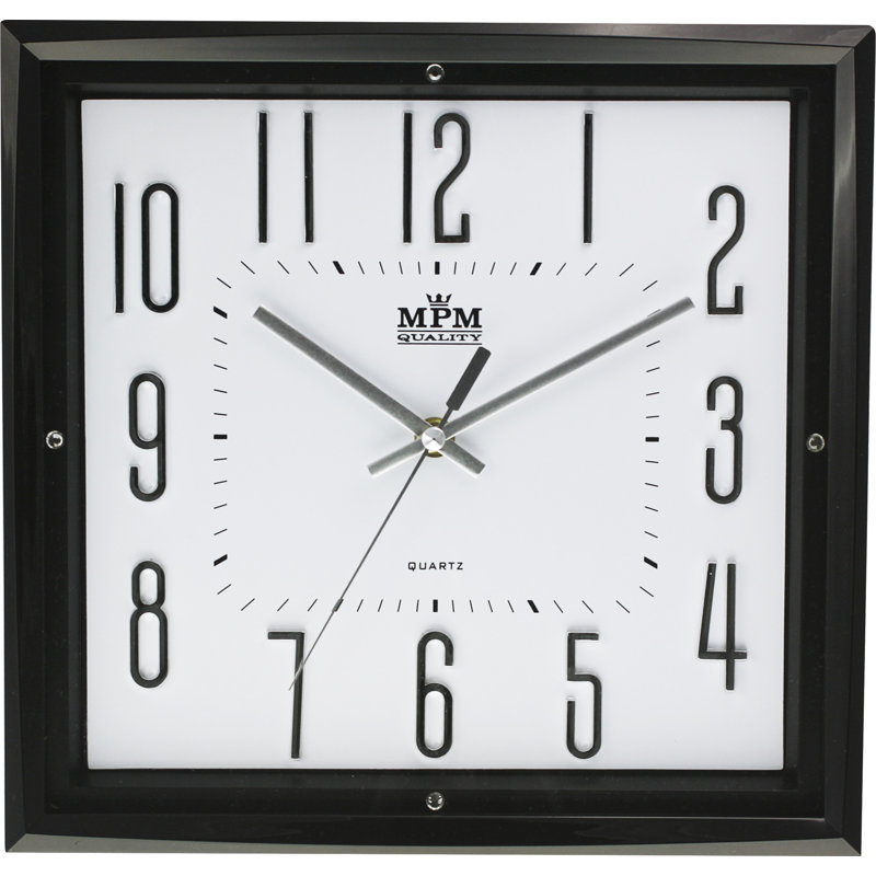 Harkness Wall Clock, Black/White
