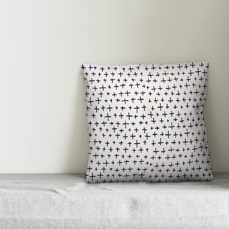  Coussin décoratif Plus, Bleu marine, 20 po x 20 po