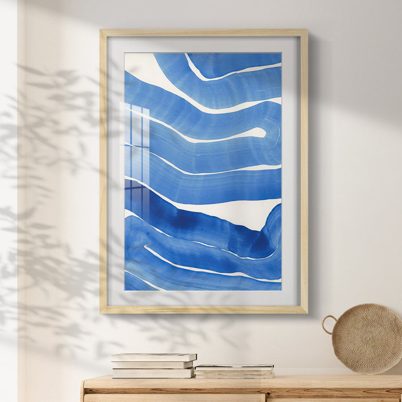 Blue Wiggles II -Framed Print