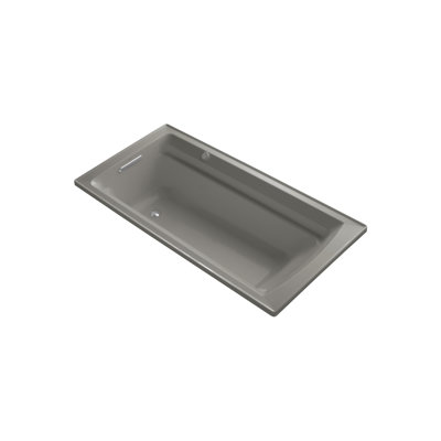 Archer 72" x 36" Drop-in Bubble massage Air Bathtub with Reversible Drain and Bask Heated Surface