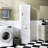Versatile Laundry Cabinet With Multiple Compartments And Stylish Design For Convenience