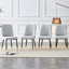 Chaise de salle à manger moderne en cuir PU, ensemble de 4-374846429-374846425