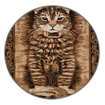 Washable Selkirk Rex Cats Area Rug