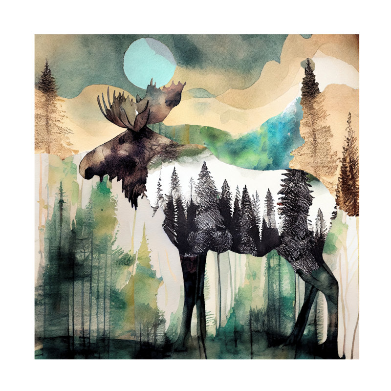 Art sur toile Sasha Earthen Wonderland II, H 14 po x l 14 po x P 2 po