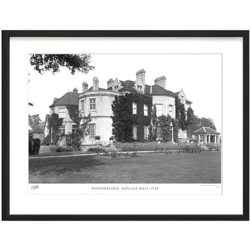 Woodbridge, Boulge Hall 1929 by Francis Frith - Single Picture Frame Print, 45cm H x 60cm W x 2.3cm D