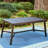 84" Rectangular Metal Extendable Outdoor Dining Table