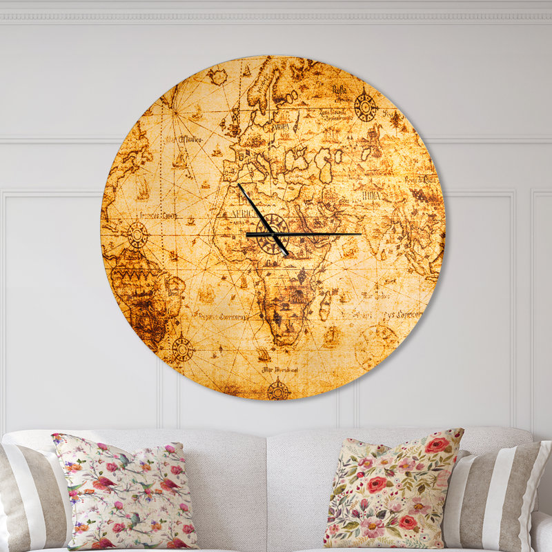 Horloge murale Swigart Farmhouse Designart, Surdimensionné