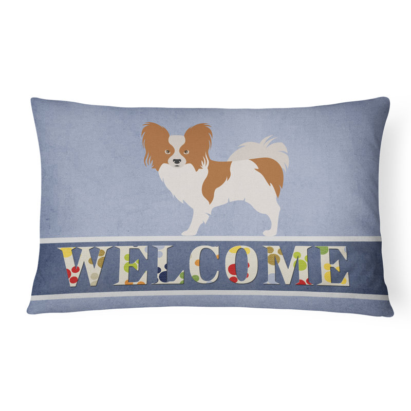  Coussin décoratif intérieur / extérieur Papillon Welcome