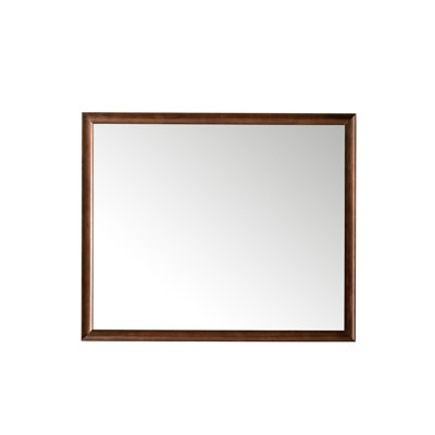 Glenbrooke Solid Wood Beveled Wall Mirror