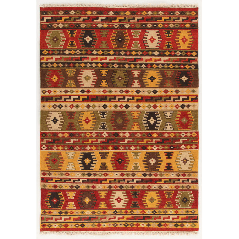 Sivas Southwestern Hand Woven Area Rug Set, Rectangle 140 x 200cm