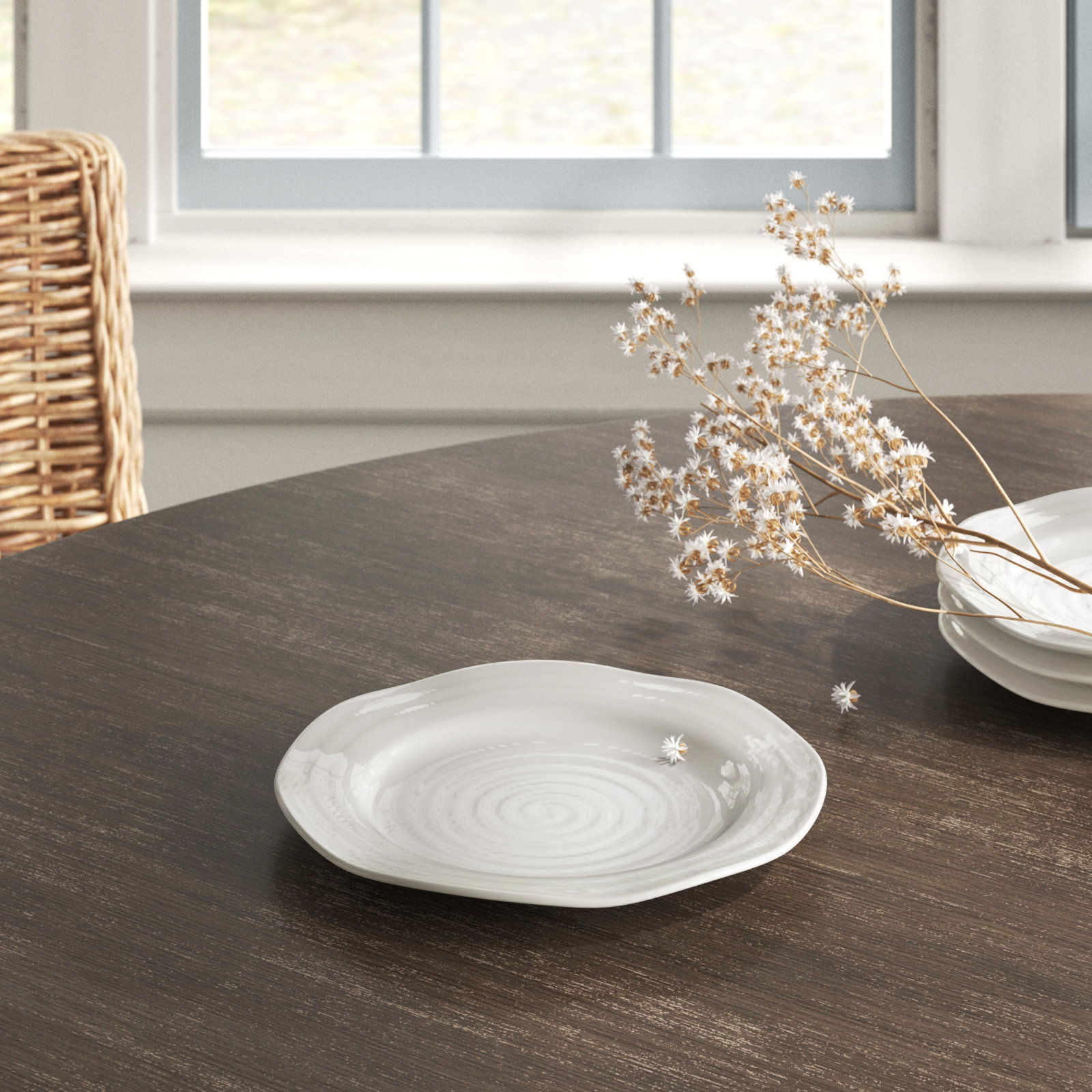 Portmeirion Sophie Conran White Salad Plate, White