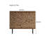 Commode d'appoint moderne tridimensionnelle en bois-111667369
