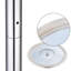 Ensemble de barre de pole dance statique rotative Yescom de 2,74 m (9 pi) et 45 mm de diamètre pour club, soirée et conditionnement physique