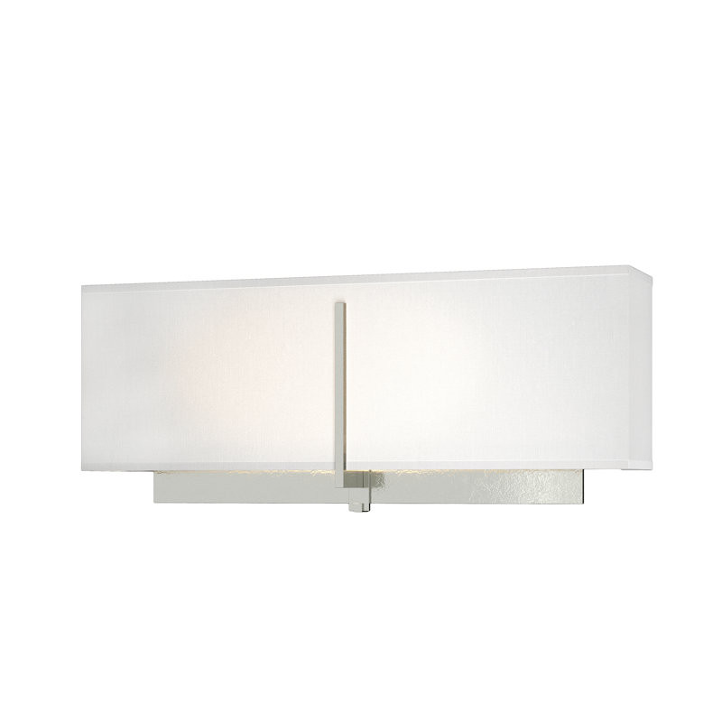 Exos 2 - Light Flush Mounted Sconce, Natural Anna, Sterling