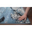 Tapis abstrait vert en polypropylène tissé à la machine-87092916