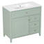 Meuble-lavabo autoportant 36 po avec lavabo 36 po, 4 tiroirs et portes à fermeture en douceur-133488896-133488901