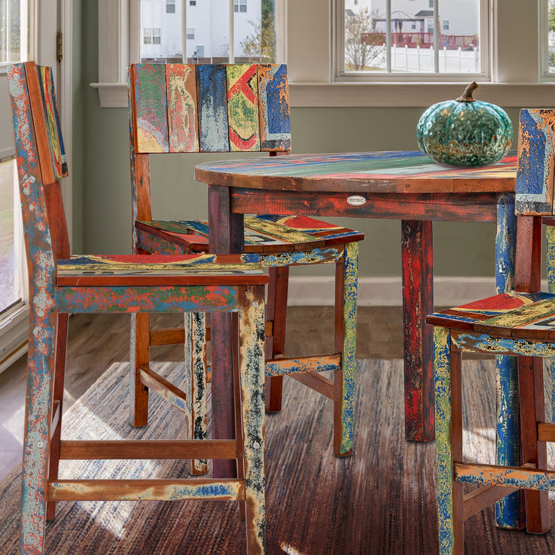 Balaal Solid Wood Counter Stool