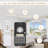 Starry Night Light 28" LED Gold Ceiling Fan with Dimmable Light and Remote Low Profile Fans