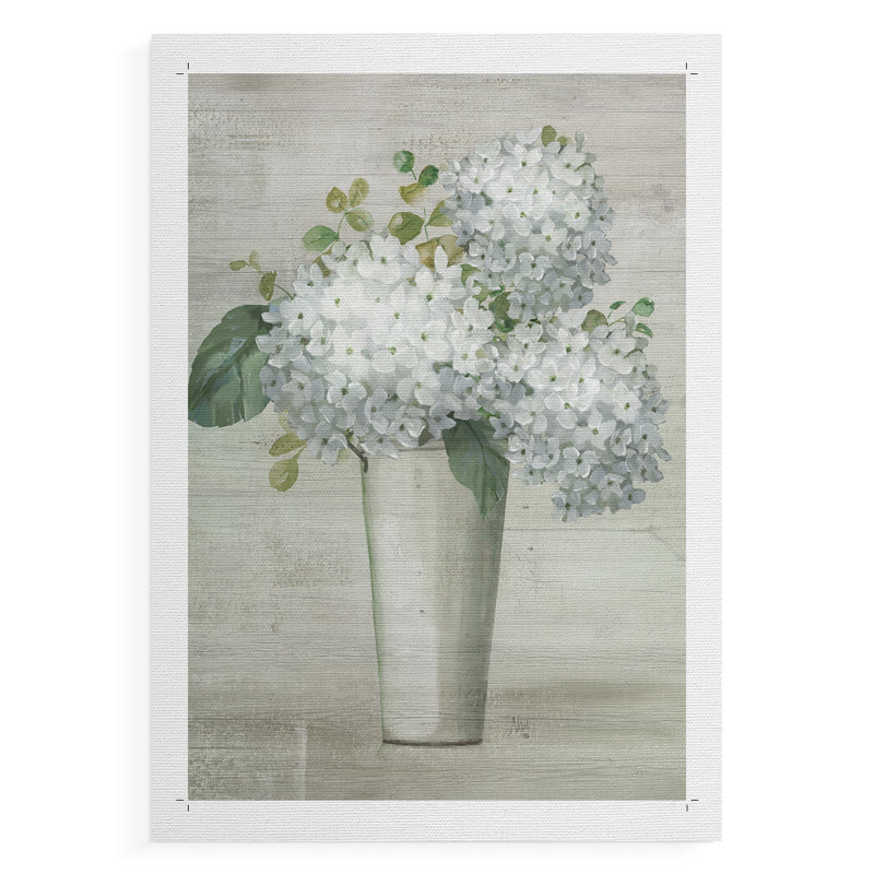 Simply Hydrangeas I - Impression sur toile seulement - NON-CADRE, H 18 po x l 12 po
