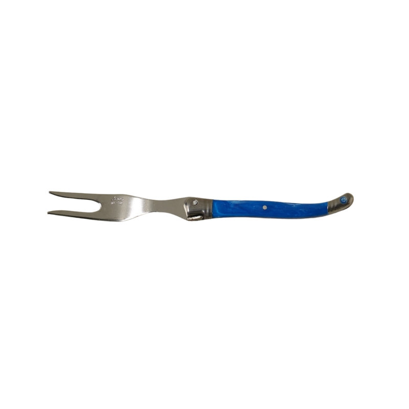 The Original French Laguiole Cheese Fork, Blue