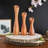 9'' H Wood Tabletop Candlestick-989880351
