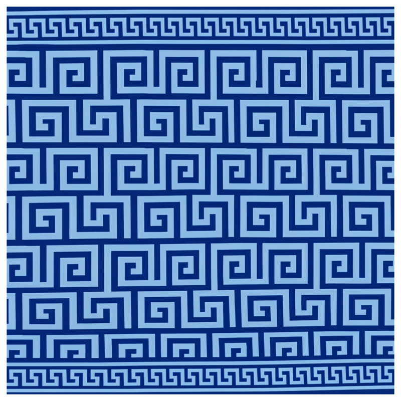 Greek Key Pattern Blankets, 60in W x 80in H