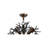 12 - Light Dimmable Tiered Chandelier