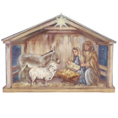  Christmas Nativity Rug- Indoor/Outdoor