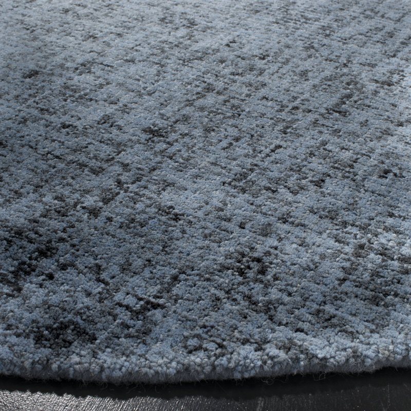Tapis en laine touffeté à la main Diara, Rond 6 pi