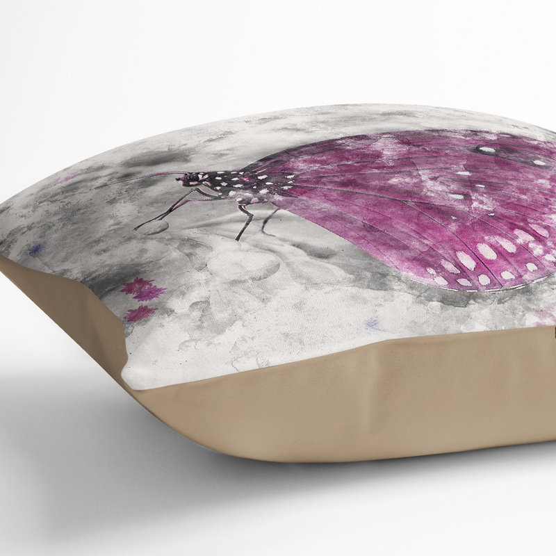 Square Throw Cushion, Stone, 40cm H x 40cm W x 15cm D