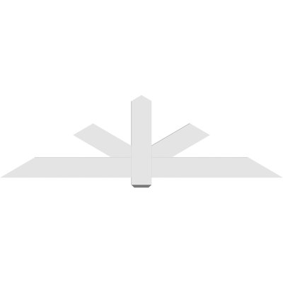Support de pignon en PVC de qualité architecturale Kennewick