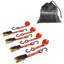 Paquet de 4 sangles d'arrimage à cliquet 10 pi Stalwart-94909980