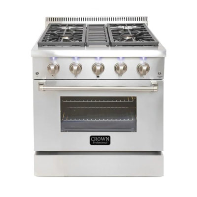 Cuisinière au gaz 30 po CROWN Professional