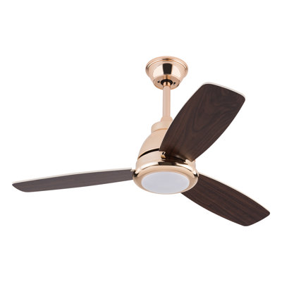 42” Ceiling Fan Light With Remote Control (Walnut)