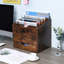 Trieur de courrier en bois avec tiroir, pour classeurs, enveloppes, fournitures de courrier ou magazines