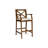 Wood , Of 2, Water- Cushions, 46.22" H, Outdoor Use 2Pcs - Strong Cross Back Configuration, Seating, High, Assembly Required-1546675045