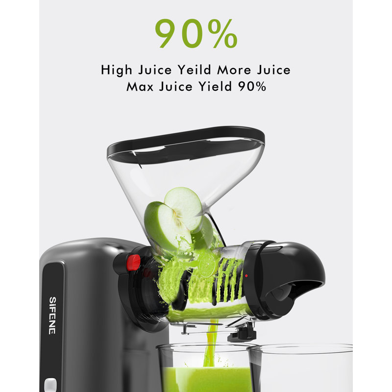 SiFENE Compact Juicer: Slow Masticating Juicer, Easy Clean, BPA-Free for Small Families