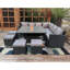 Outdoor Deodhar All Weather Wicker 11 - Person Seating Group-655724655