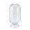 Ashton Vase-Clear Seeded-Short