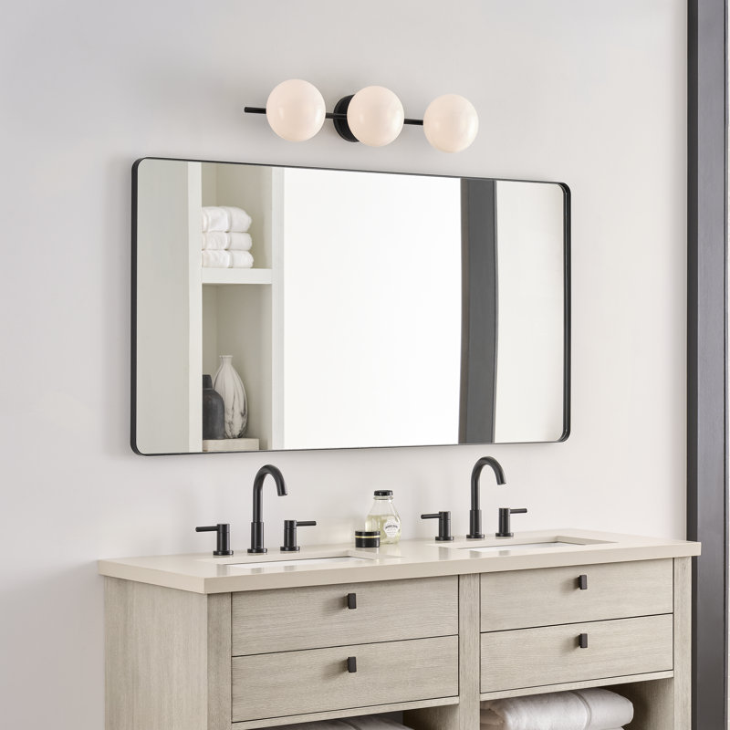 Vibi 3 - Light Dimmable Vanity Light, Black