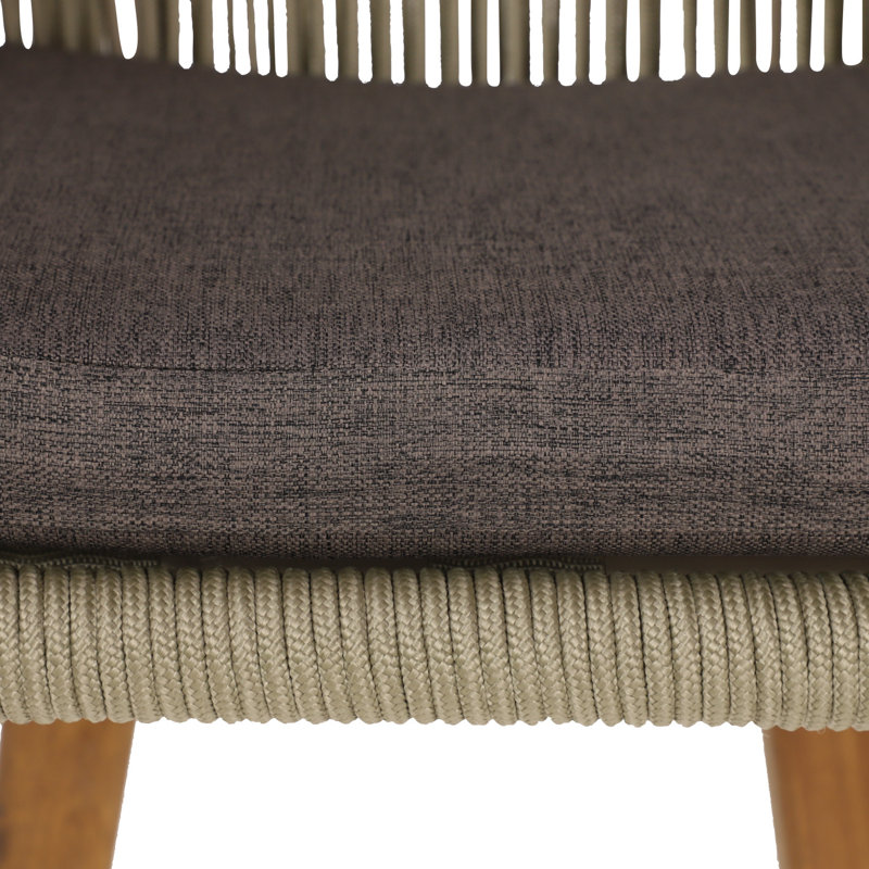 Tabouret de bar d'extérieur avec coussin Capps